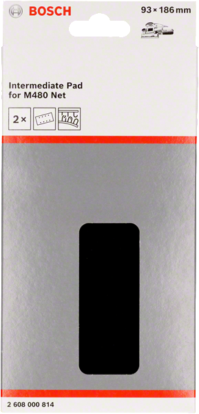 Bosch Professional Schleiftellerschoner / Zwischenscheibe 93 x 186 mm für Schwingschleifer (2608000814)