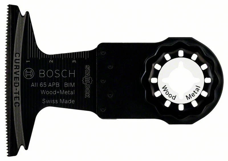 Bosch Starlock Tauchsägeblatt BIM AII 65 APB Wood and Metal 40 x 65 mm (2608661781)