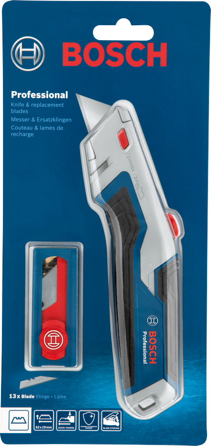 Bosch Universal-Teppichmesser und Klingen Set 2 tlg. (1600A027M5)