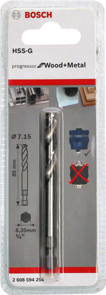 Bosch Zentrierbohrer Plus HSS-G 7.15 x 85 mm (2608594254)