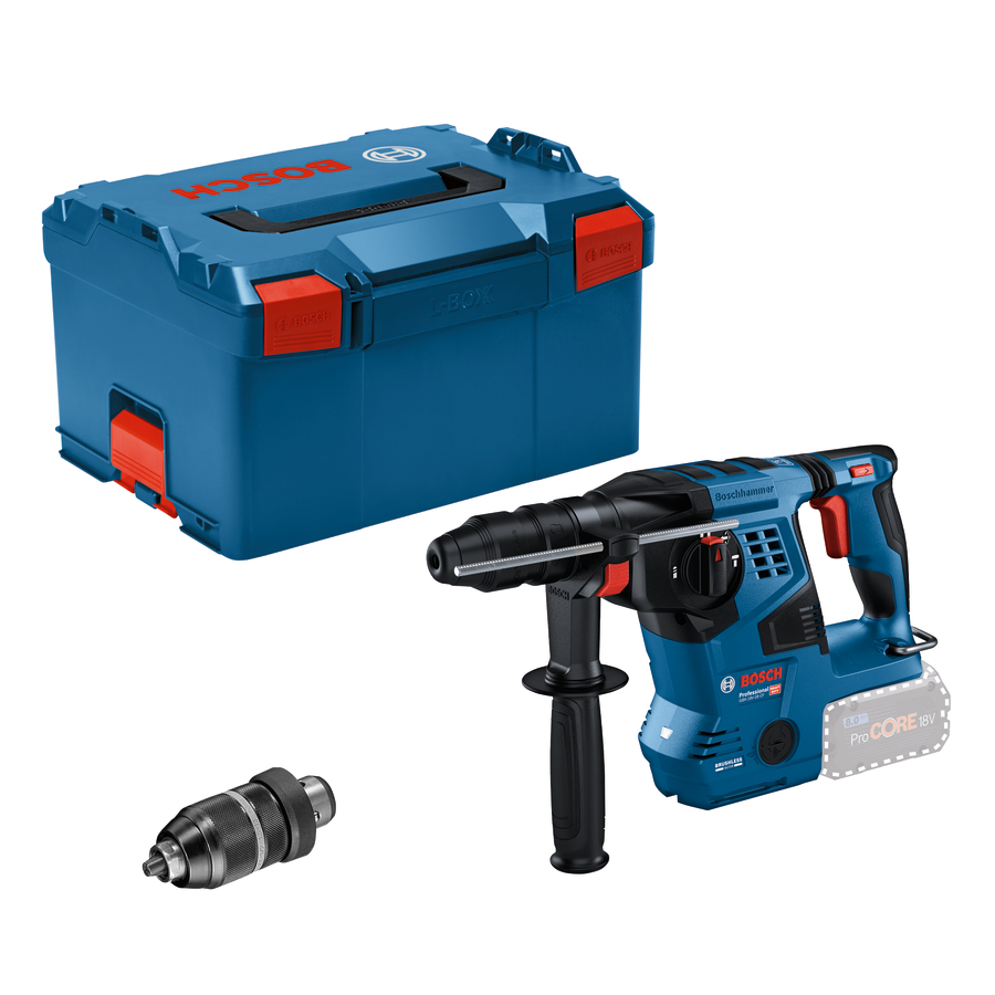 Bosch Professional GBH 18V-28 CF Akku-Bohrhammer 3.3 Joule mit SDS plus ohne Akku/Lader in L-Boxx 238