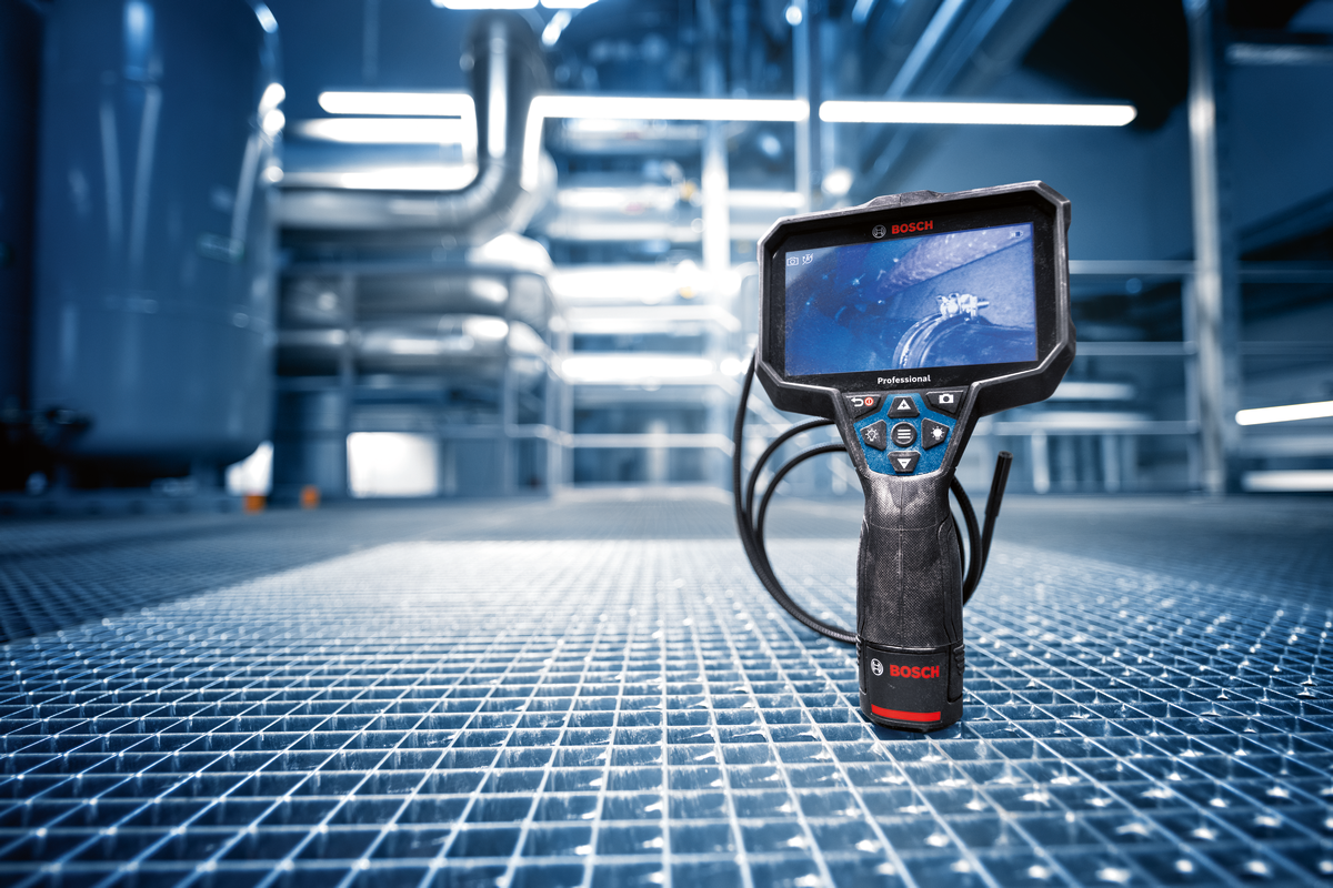 Bosch Professional GIC 12V-5-27 C Akku-Inspektionskamera mit Akku/Lader in L-Boxx 136 (0601241401)