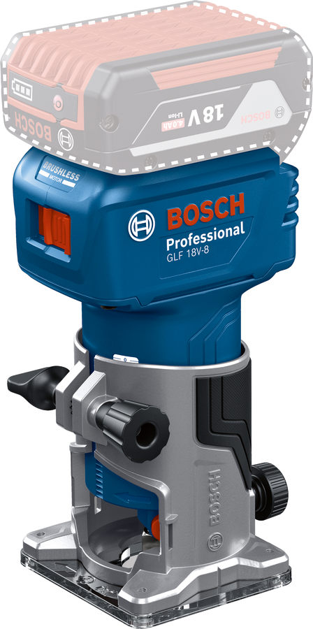 Bosch Professional GLF 18V-8 Akku-Laminatfräse ohne Akku/Lader in L-Boxx 136 (06016C6001)