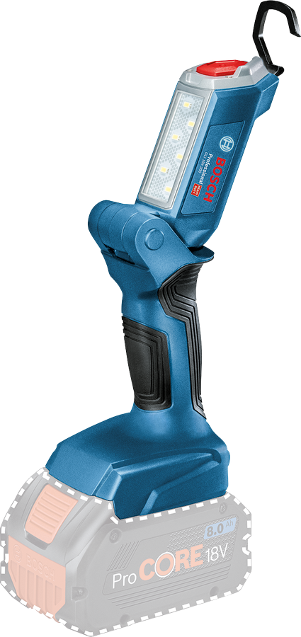 Bosch Professional GLI 18V-300 Akku-Bauleuchte 300 Lumen ohne Akku/Lader im Karton