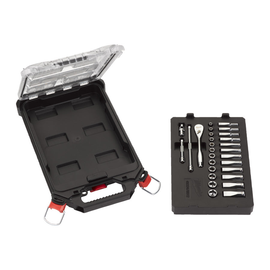 Milwaukee 1/4" Ratschensatz in PACKOUT Organiser 28tlg (4932478812)