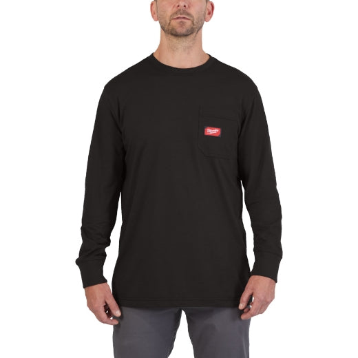 Milwaukee Arbeits-Langarm-Shirt WTLS mit UV-Schutz schwarz