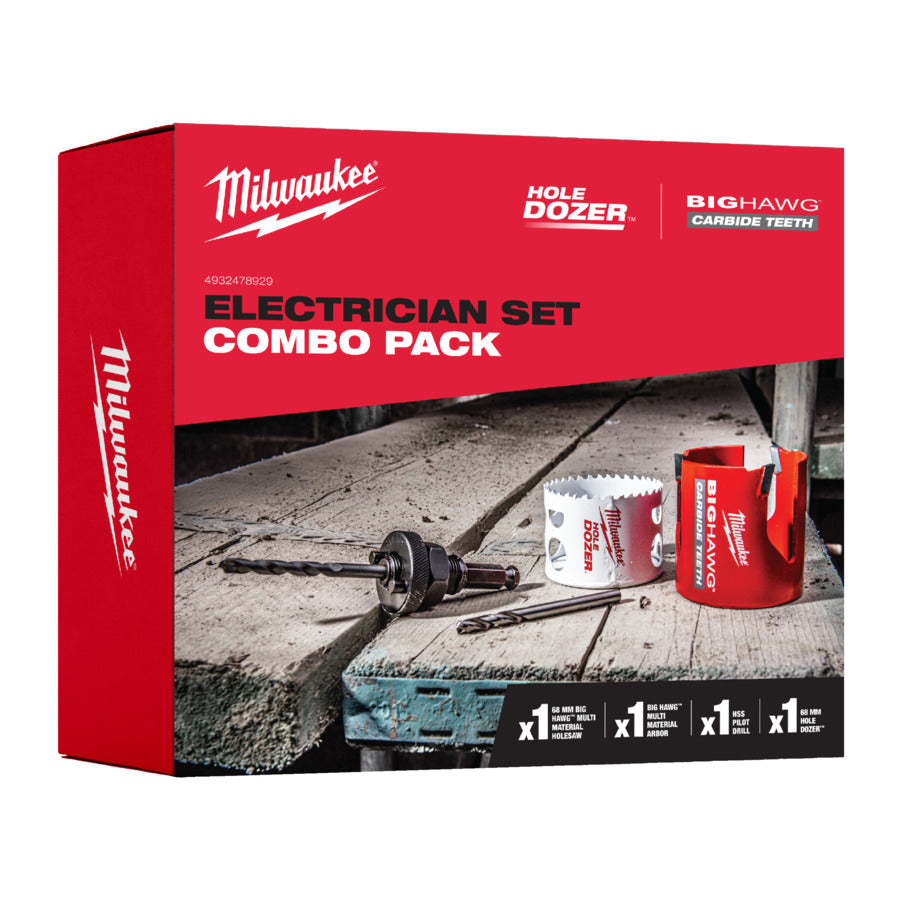 Milwaukee Elektriker Lochsägen-Set 68 mm 4 tlg. (4932478929)
