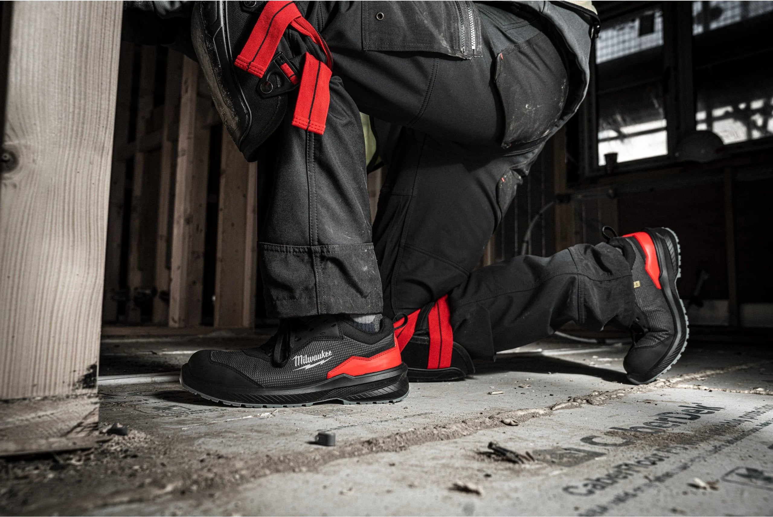 Milwaukee FLEXTRED S1PS Sicherheits-Halbschuh schwarz ideal für Baustelle 