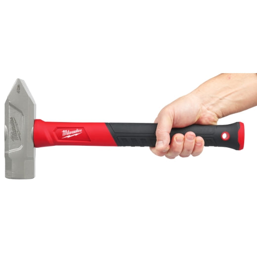 Milwaukee Fäustel lang mit Fiberglaskern 1.81 kg mit Spitzer Schlagfläche (4932498308)