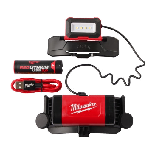 Milwaukee L4BOLTHL-301 TRUEVIEW USB-Akku-Helmlampe 600 Lumen für BOLT 200 Helme im Karton