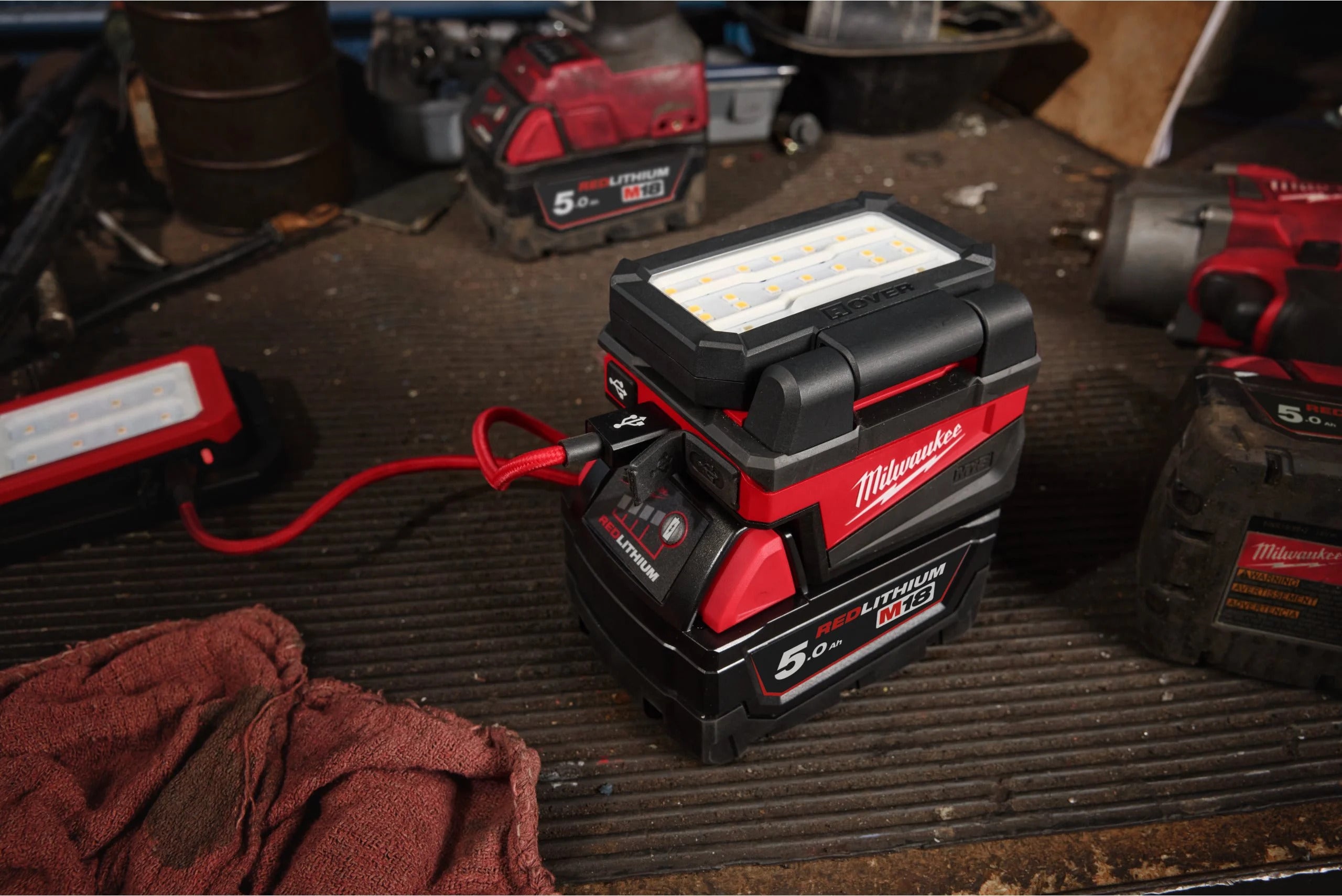 Milwaukee M18 ALIS-0 Akku-Bauleuchte 1000 Lumen ohne Akku/Lader (4933498148)