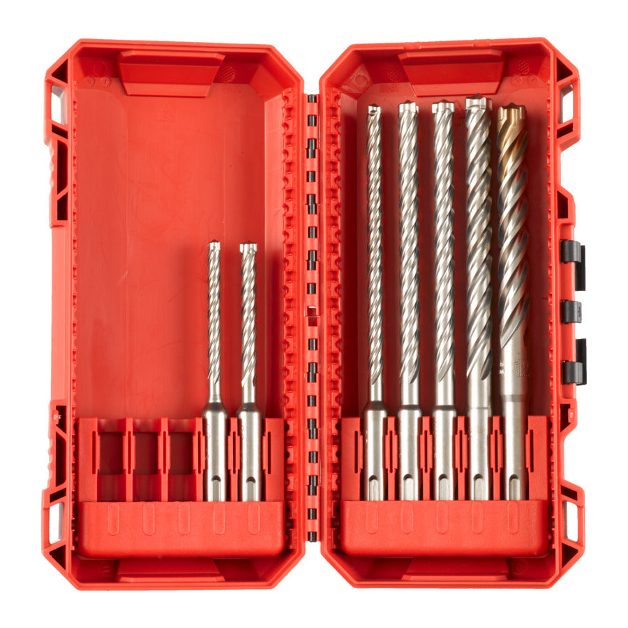 Milwaukee MX4 Hammerbohrer SDS-Plus Set 7 tlg. Packout Kassette (4932492113)