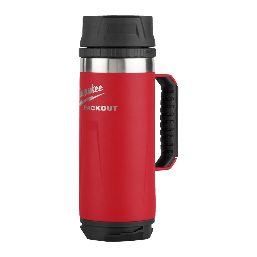 Milwaukee Packout Isolierbecher mit Griff 530 ml rot (4932493471)