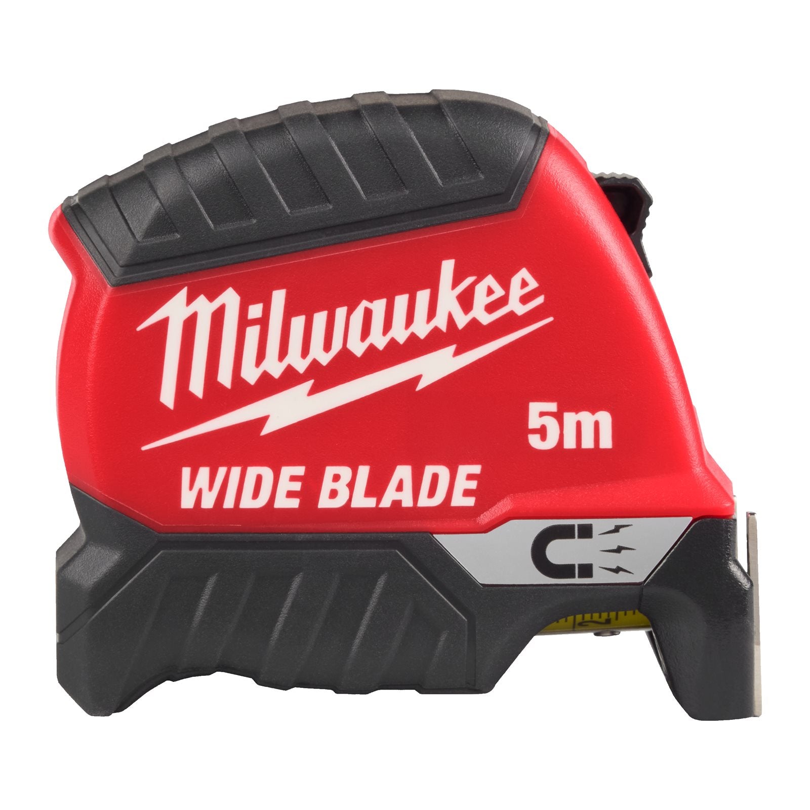 Milwaukee Premium-Bandmaß breit 5 m (magnetisch, 35 mm breites Band, Architektenskala, GEN II)