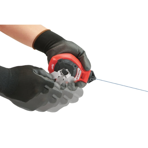 Milwaukee Schlagschnur 30 m, 0.9 mm feine Linie mit 85g blaue Kreide (4932493814)