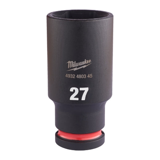 Milwaukee Shockwave Schlagnuss 1/2" vierkant lang 27 x 78 mm (4932480345)