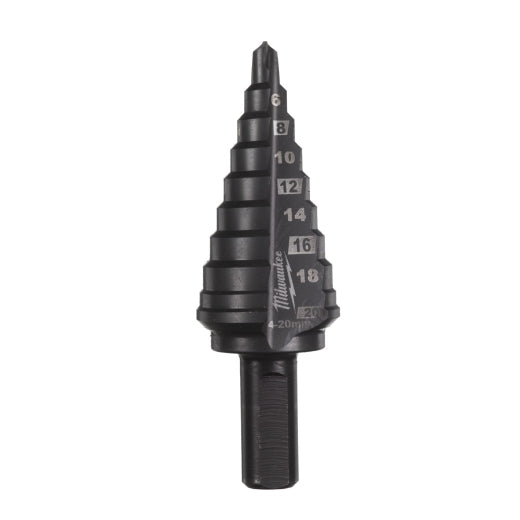 Milwaukee® Cobalt Stufenbohrer Schaft Ø 10 mm für Stahl und Edelstahl