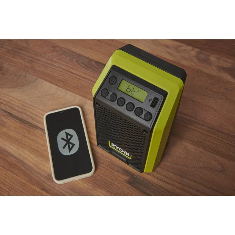 RYOBI ONE+ RR18-0 Akku-Radio ohne Akku/Lader mit Bluetooth Funktion  (5133005598)