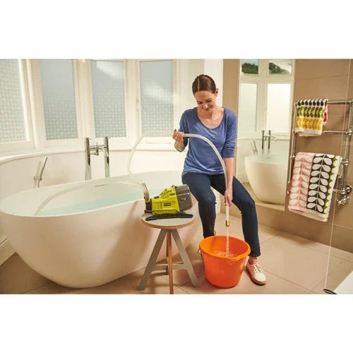 RYOBI R18TP-0 Akku-Transferpumpe 1500 L/Std. zum auspumpen der Badewanne  (5133003934)