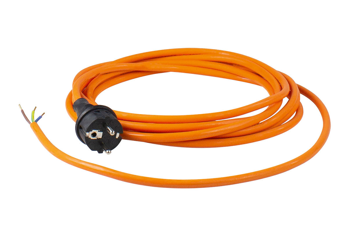 Schwabe Pur-Baustellen-Anschlussleitung / Zuleitung 10m H07BQ-F 3G1,5 orange 230 V 16A