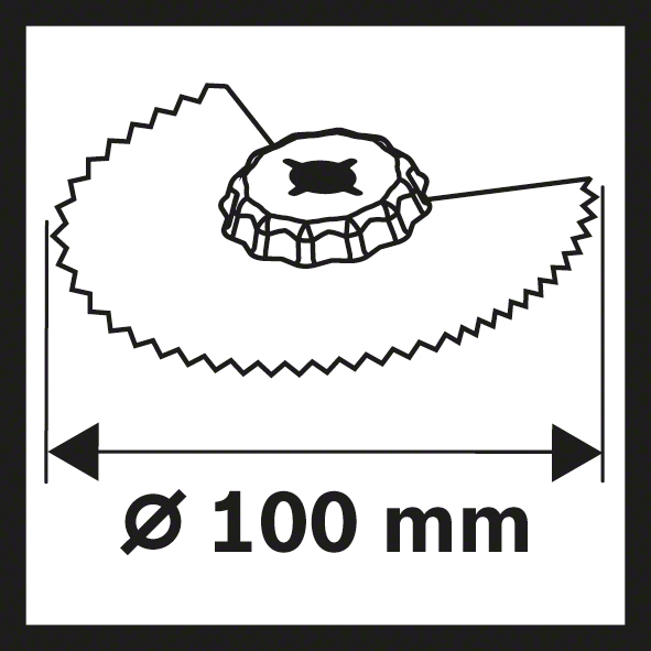 100 mm Durchmesser