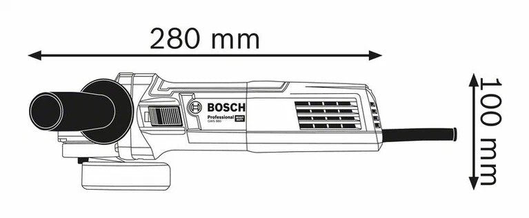 Bosch Professional GWS 22-230 JH + GWS 880 Winkelschleifer Set im Karton