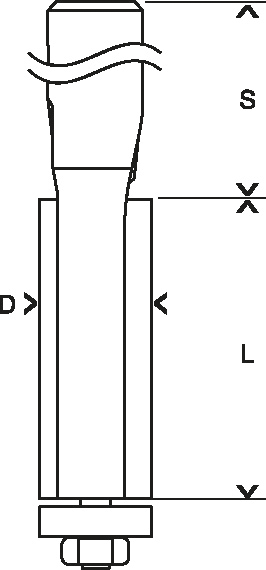 Bosch Professional Laminat-Bündigfräser, 8 mm, D1 12,7 mm, L 25,4 mm, G 68 mm