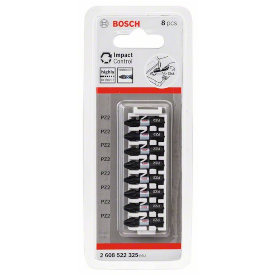 Bosch Impact Control Schrauberbit-Set 8 tlg.