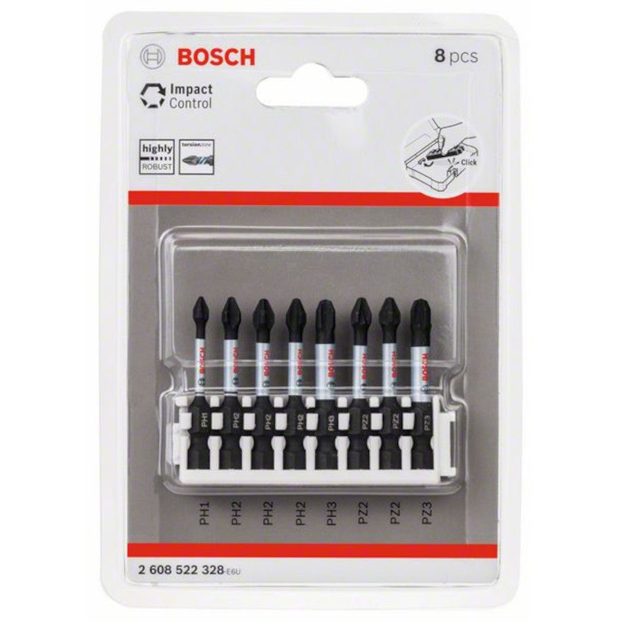 Bosch Impact Control Schrauberbit-Set 8 tlg.