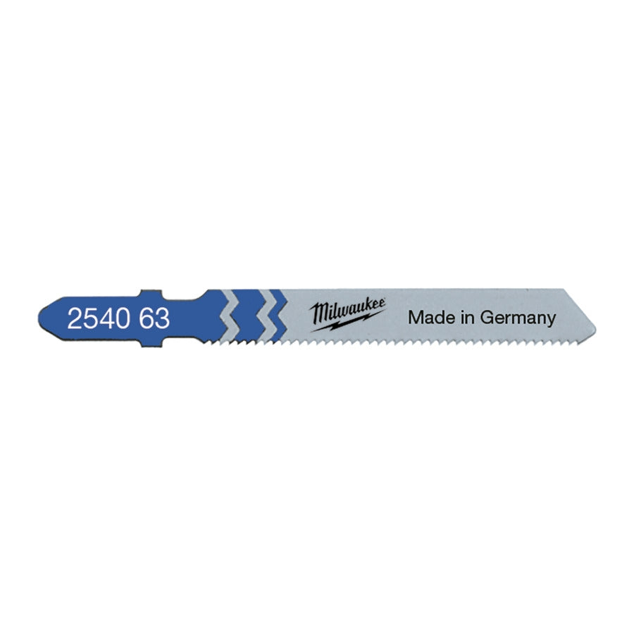 Milwaukee Stichsägeblatt 55x1.2 mm T118A für Schnitte in dünnen Bleche 5 Stück