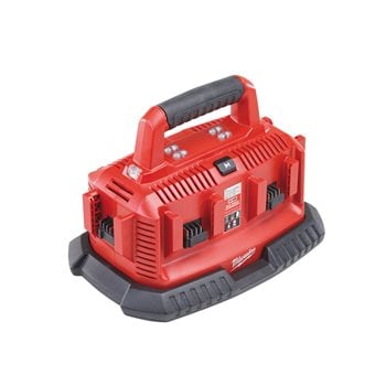 Milwaukee M1418C6 Multiladegerät für 14-18 V Akkus mit 3.0 A Ladestrom im Karton