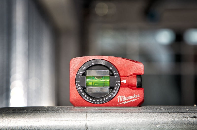 Milwaukee Wasserwaage Pocket 360° verstellbare Libelle magnetisch