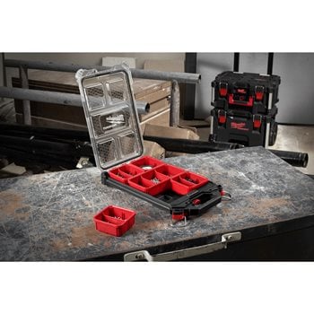 Milwaukee® Packout Organiser Slim Compact inkl. Sortierboxen