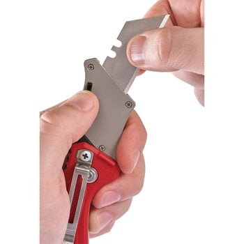 Milwaukee® FASTBACK Universal-Klappmesser kompakt mit Gürtelclip 