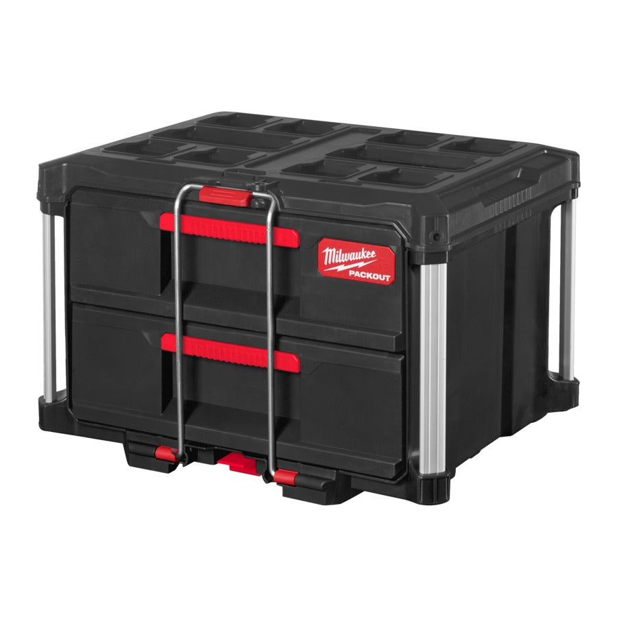 Milwaukee® Packout Koffer mit 2 Schubladen 11 kg Belastbarkeit