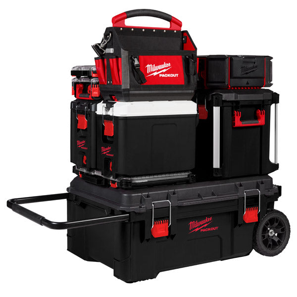 Milwaukee® Packout Trolley Koffer XL für bis zu 113 kg Nutzlast mit Ziehgriff 