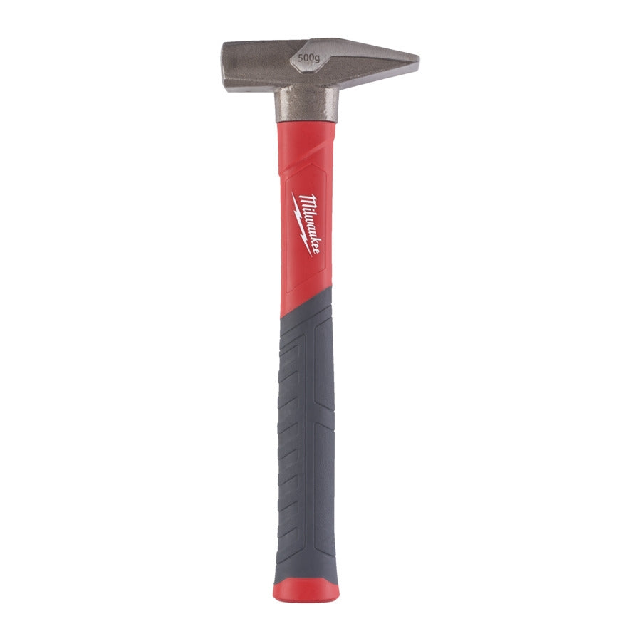 Milwaukee Fiberglas Schlosserhammer mit Softgripummantelung 500 g 