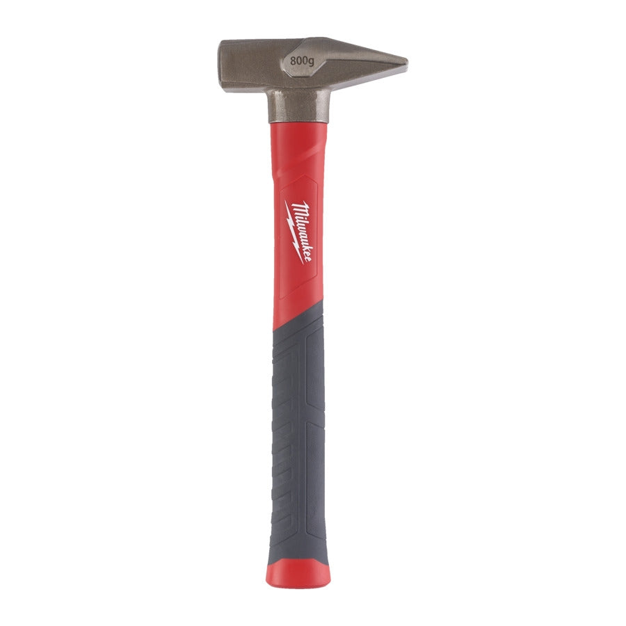 Milwaukee Fiberglas Schlosserhammer mit Softgripummantelung 800 g 