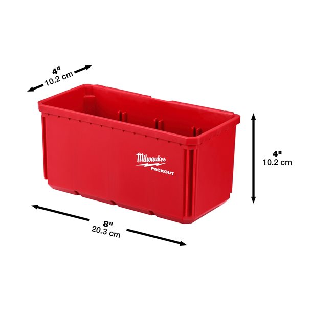 Milwaukee® Packout Behälter 10 x 20 cm 2 Stück