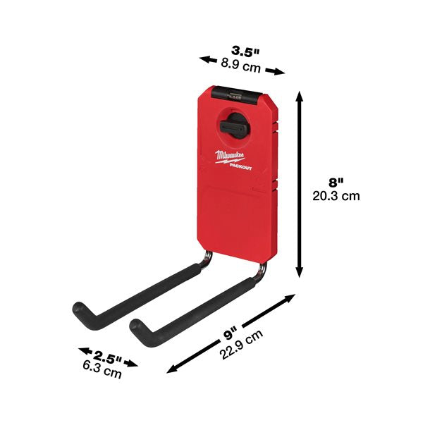 Milwaukee® Packout Universalhaken gerade mit 11 kg Kapazität