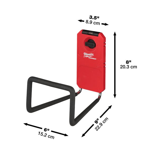 Milwaukee® Packout Haken groß 12 x 14 cm mit 11 kg Kapazität