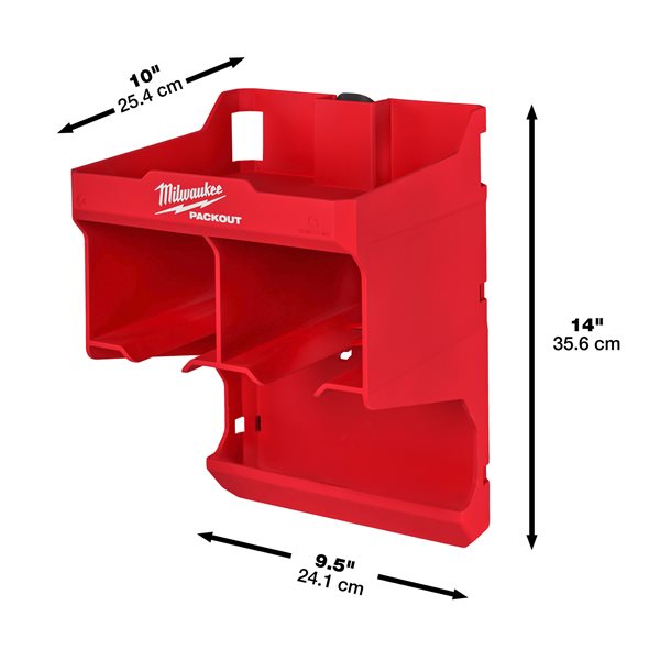 Milwaukee® Packout Aufbewahrungsstation für Akkuwerkzeuge mit 11 kg Kapazität