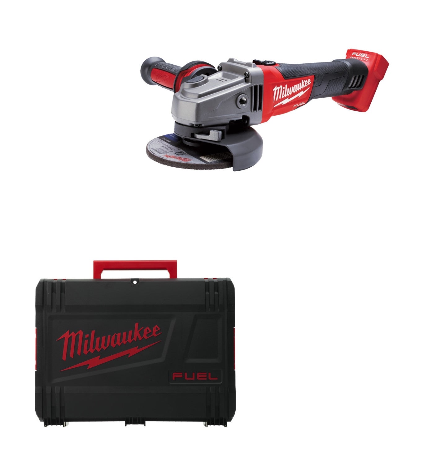 Milwaukee M18 CAG125X-0X FUEL Akku-Winkelschleifer 125 mm ohne Akku/Lader in HD-Box