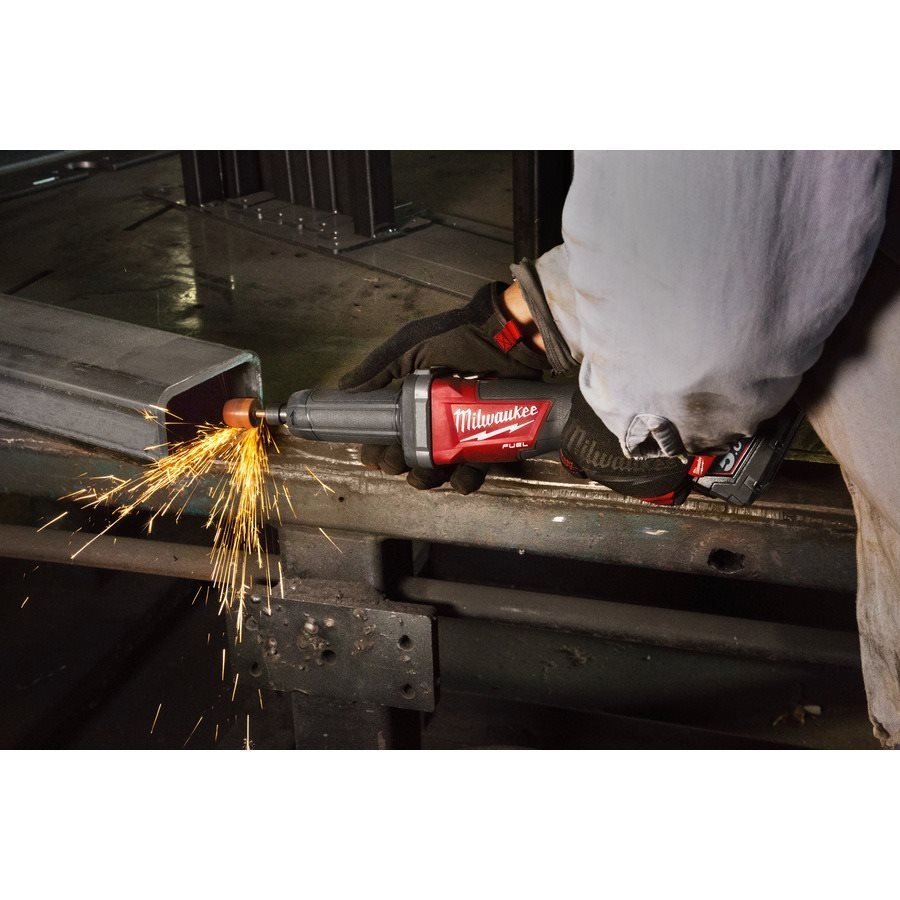 Milwaukee M18 FDG-0X FUEL Akku-Geradschleifer ohne Akku/Lader