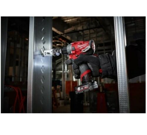 Milwaukee M12 FPD-602X FUEL Akku-Schlagbohrschrauber 44 Nm 2x M12B6 und Lader in HD-Box