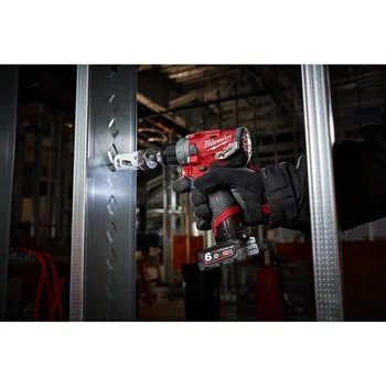 Milwaukee M12 FDD-602X FUEL Akku-Kompakt-Bohrschrauber 44 Nm mit 2x M12B6 Akku und Lader in HD-Box