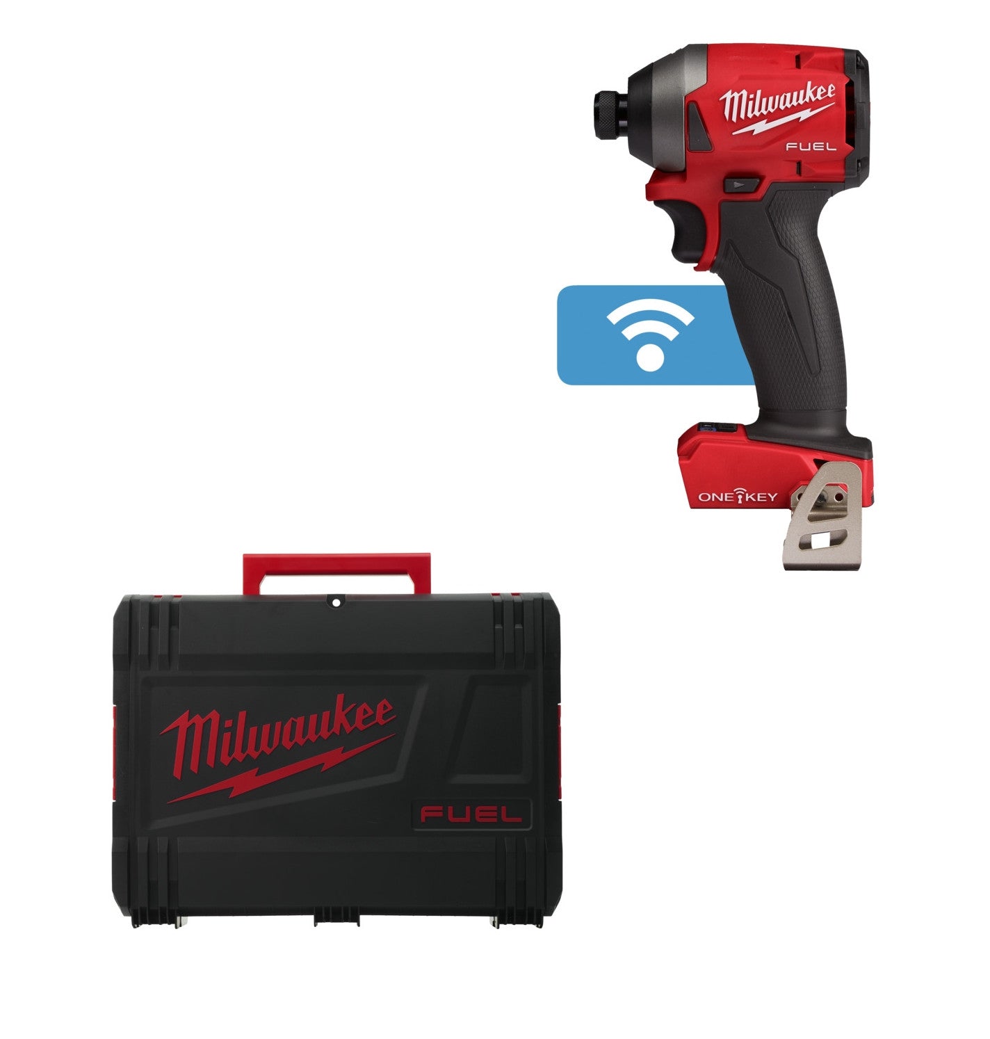 Milwaukee® M18 ONEID2-0X FUEL Akku-Schlagschrauber 226 Nm 1/4" Hex ohne Akku/Lader in HD-Box