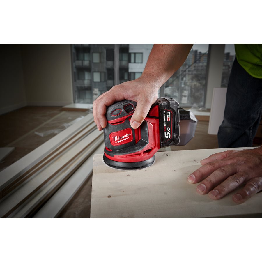 Milwaukee M18 BOS125-0 Akku-Exzenterschleifer 125 mm ohne Akku/Lader (4933464228)