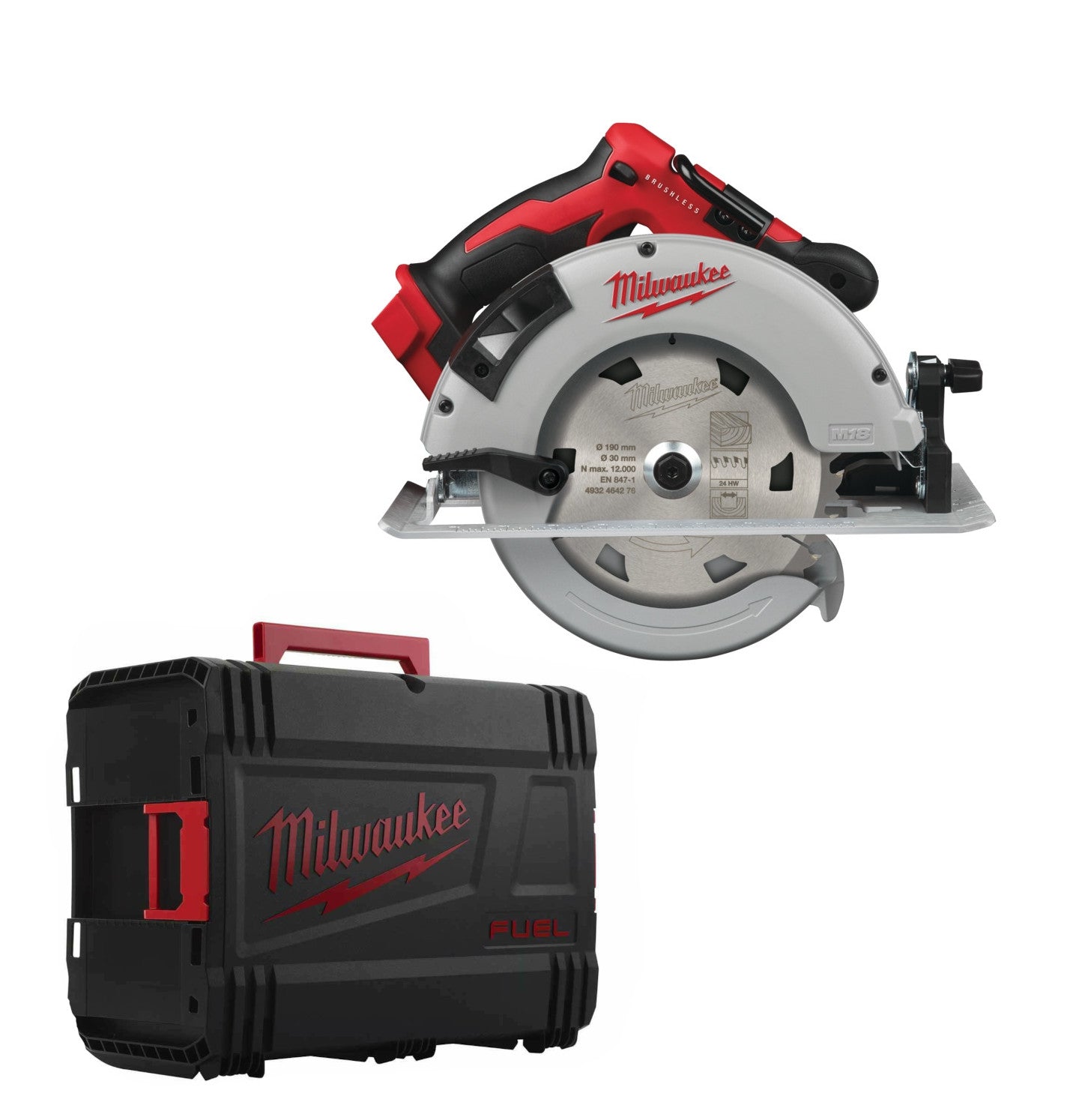 Milwaukee M18 BLCS66-0X FUEL Akku-Handkreissäge 66 mm Schnittiefe ohne Akku/Lader in HD-Box