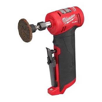 Milwaukee M12 FDGA-422B FUEL Akku-Geradschleifer, abgewinkelt mit 2x Akkus und Lader in Tasche (4933471439)